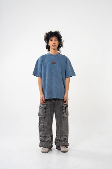 Faded Sky Washed Tshirt