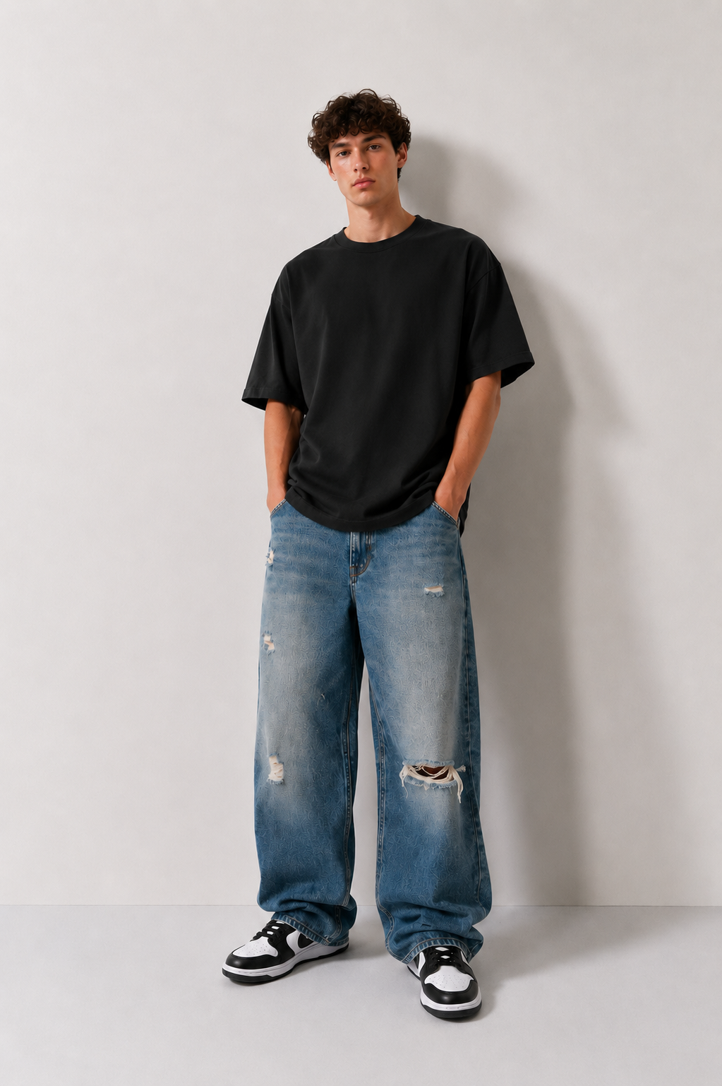 Off Campus Black Tshirt