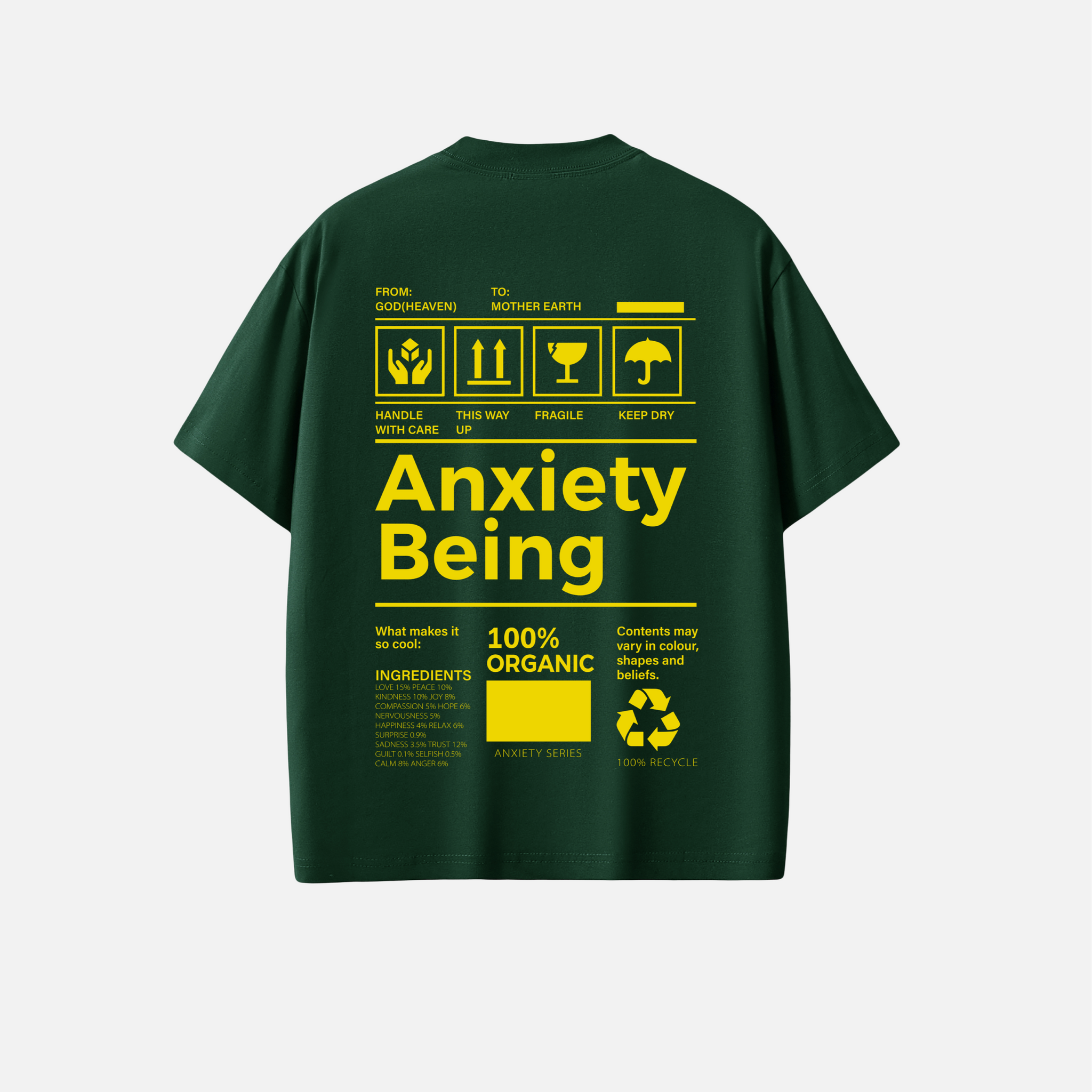 Anxiety Oversized Tshirt