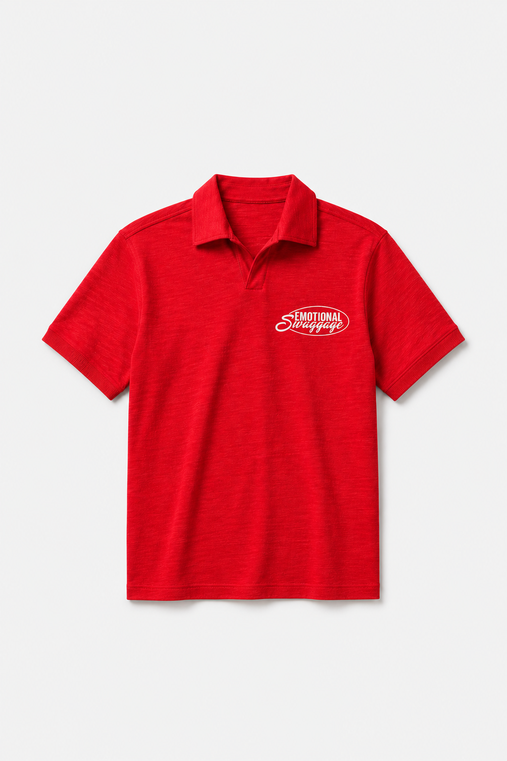 Emotional Swaggage Red Polo Tshirt