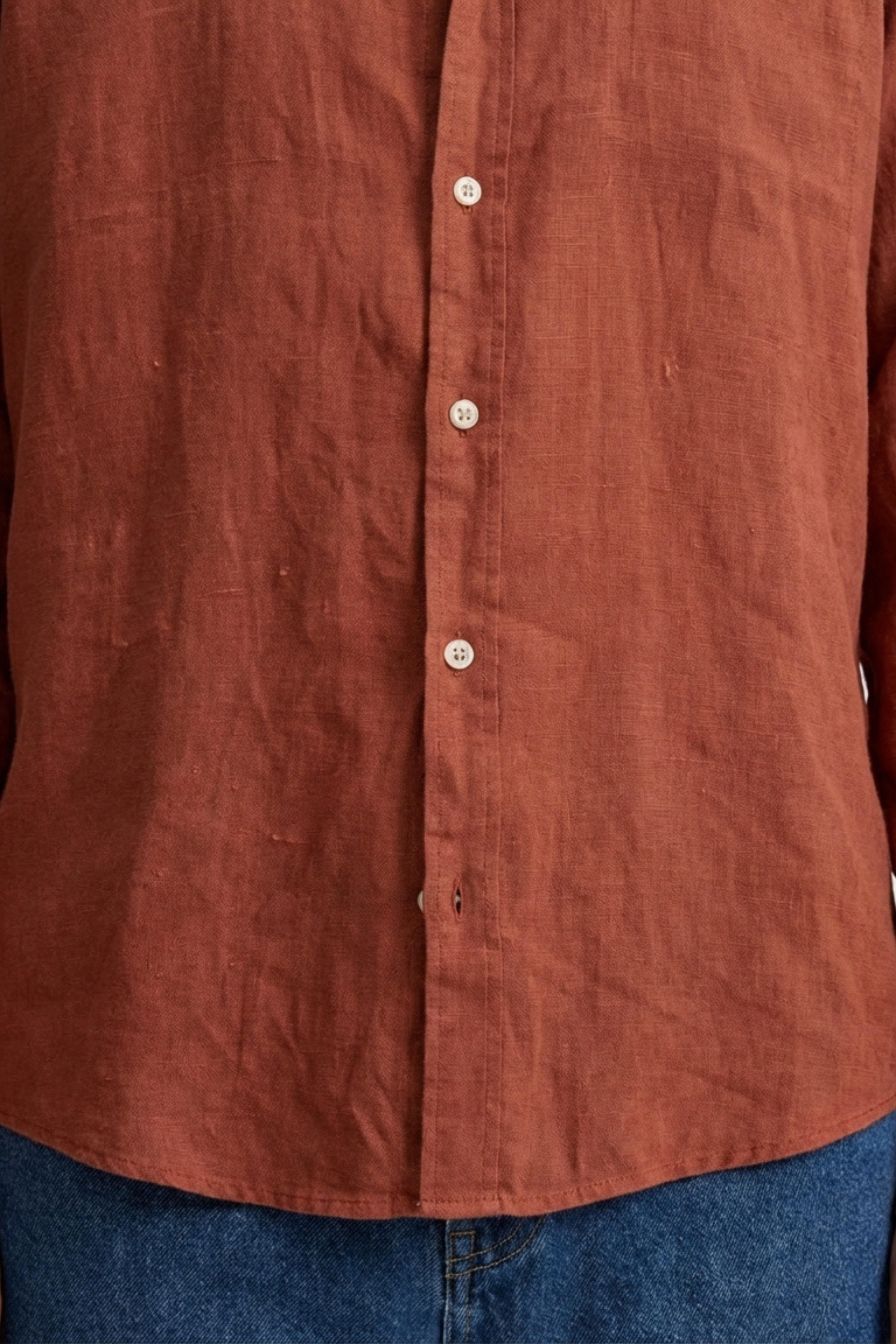 Peach Brown Shirt