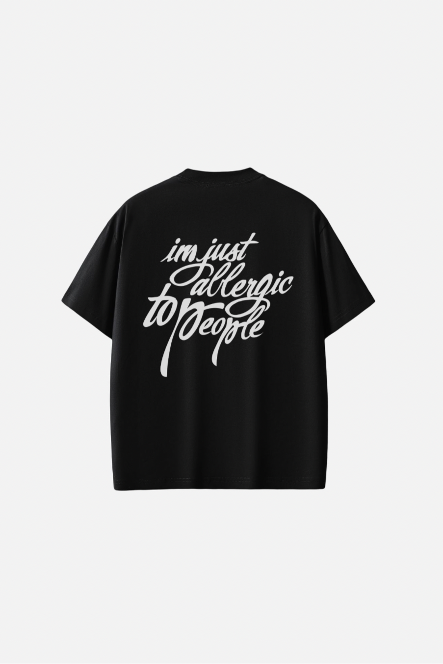 Iam Not Shy Oversized Tshirt