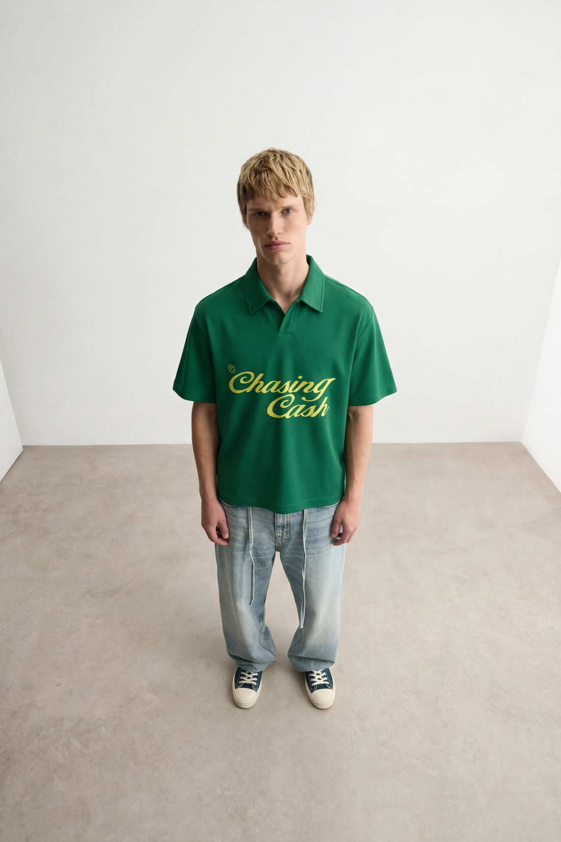 Cash Green Polo Tshirt