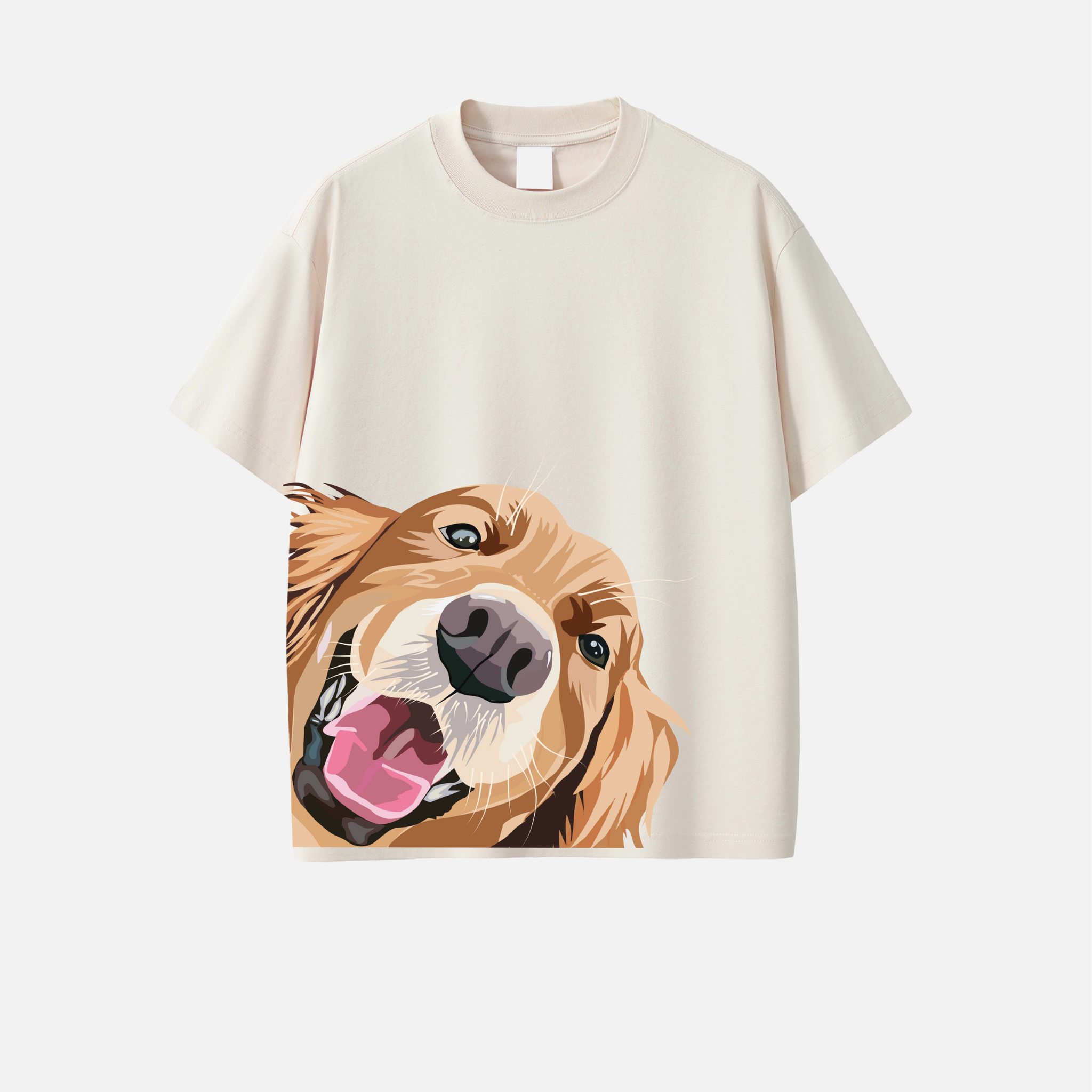 Golden Hearted Oversized Tshirt