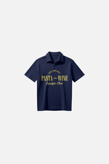 Blue Wine Polo Tshirt