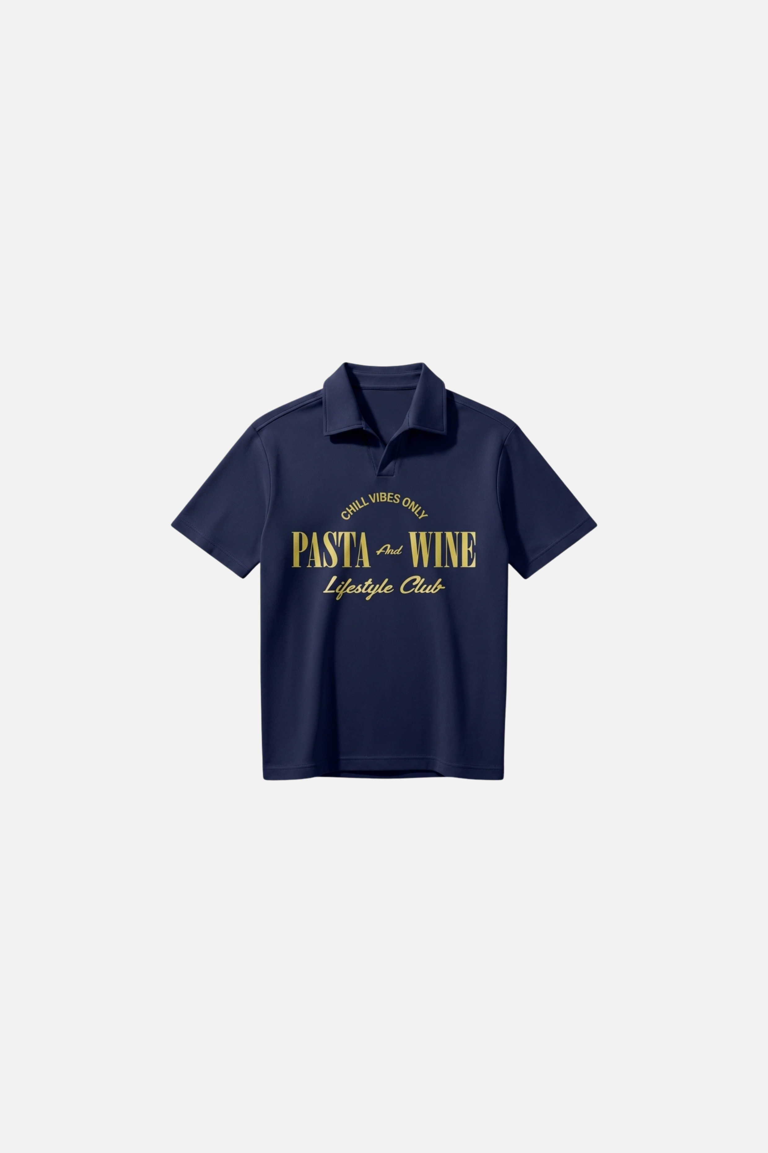 Blue Wine Polo Tshirt