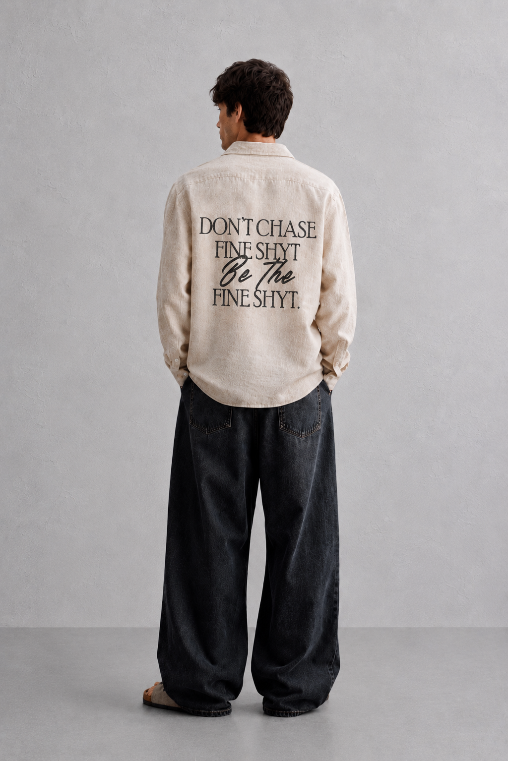 Fine Shyt Beige Linen Shirt