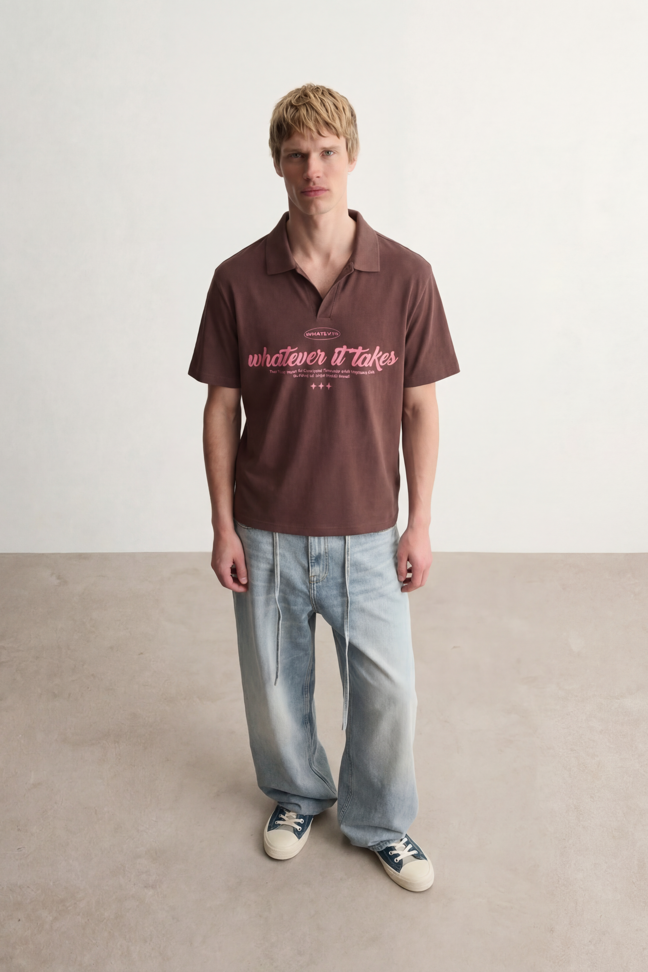 Rusty Brown Polo Tshirt