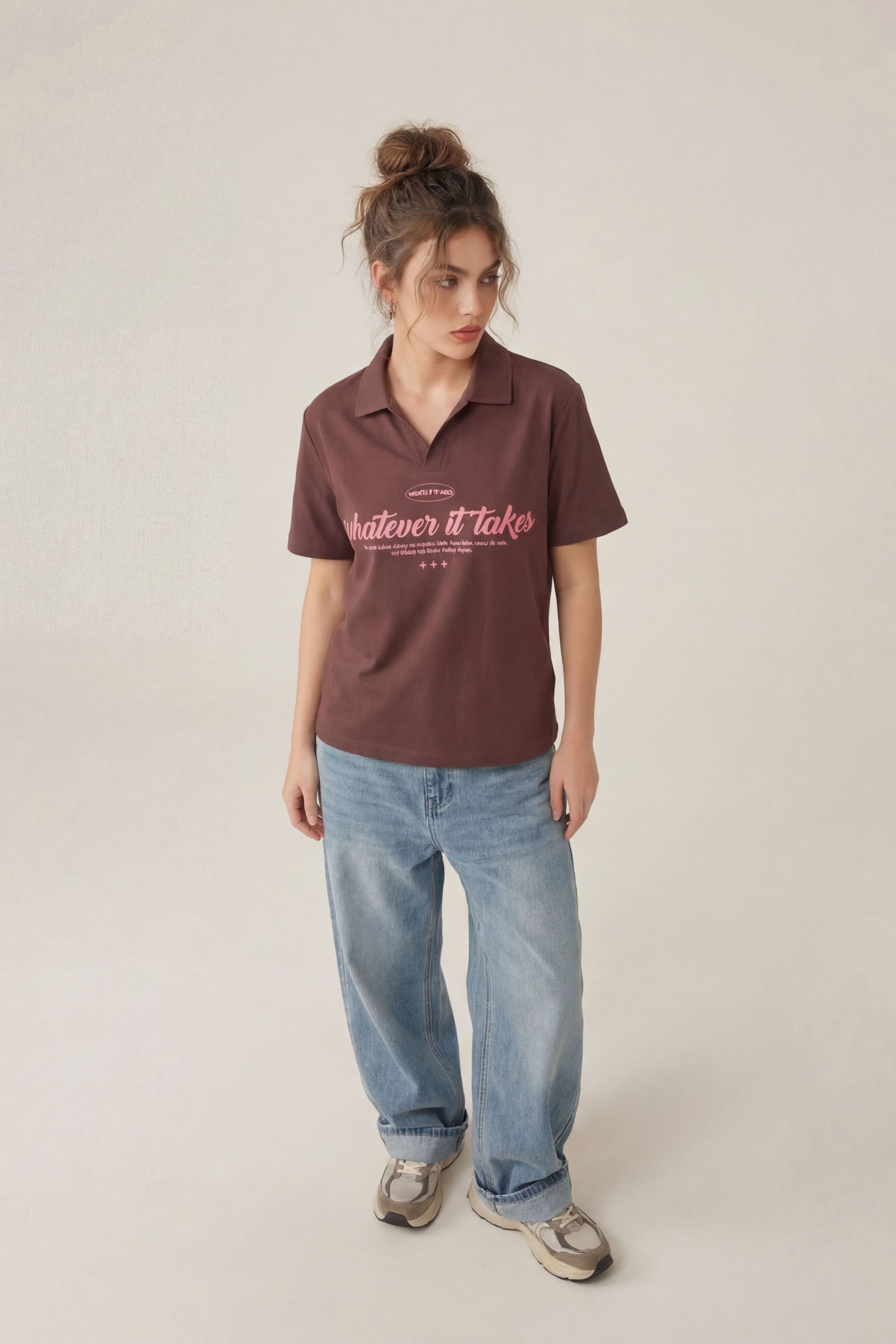 Rusty Brown Polo Tshirt