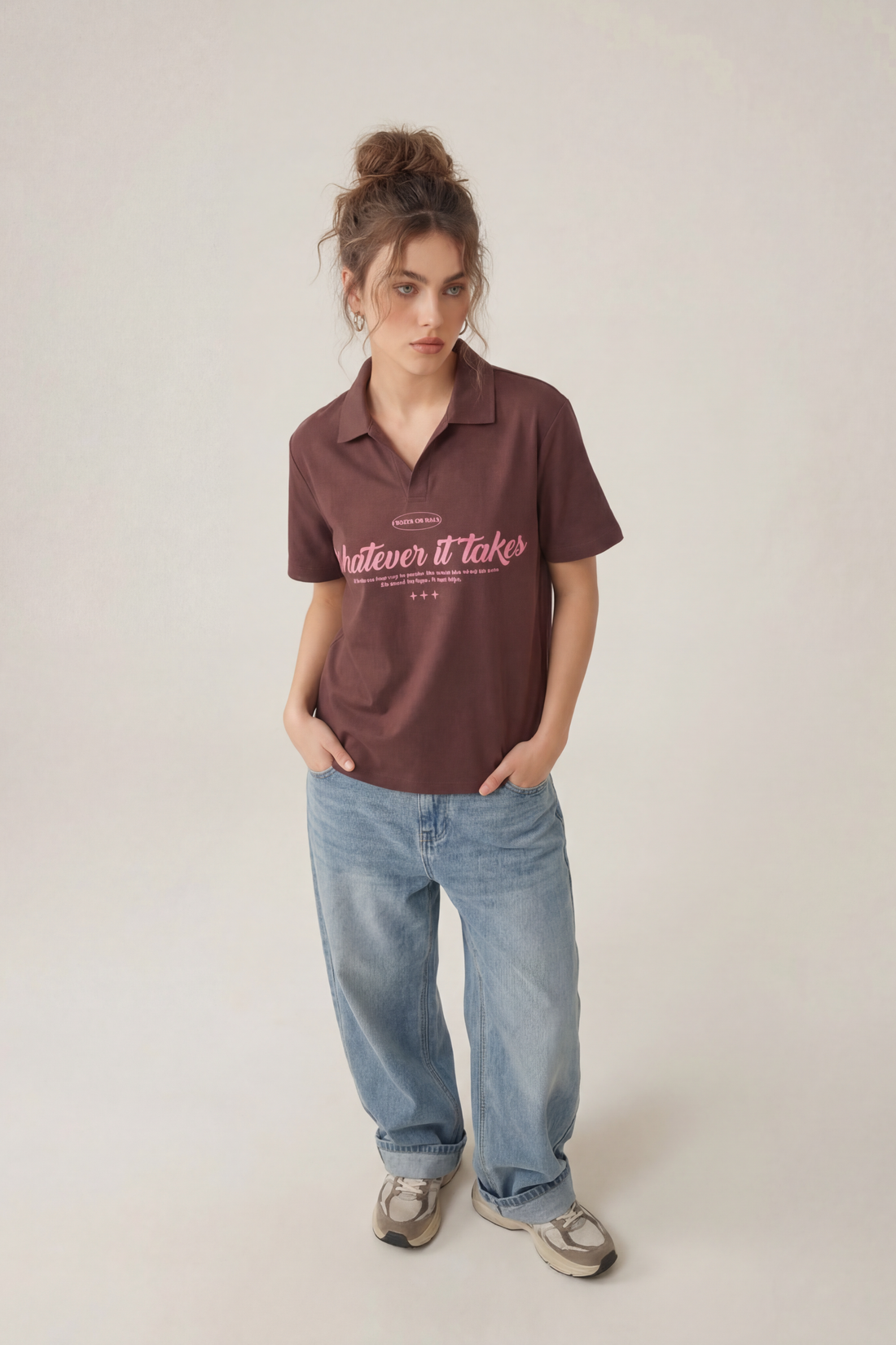 Rusty Brown Polo Tshirt