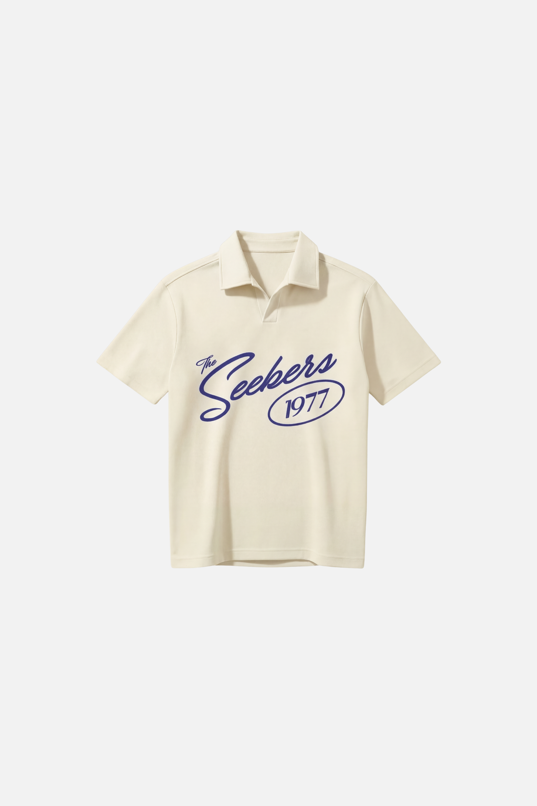 Seekers 1977 White Polo Tshirt