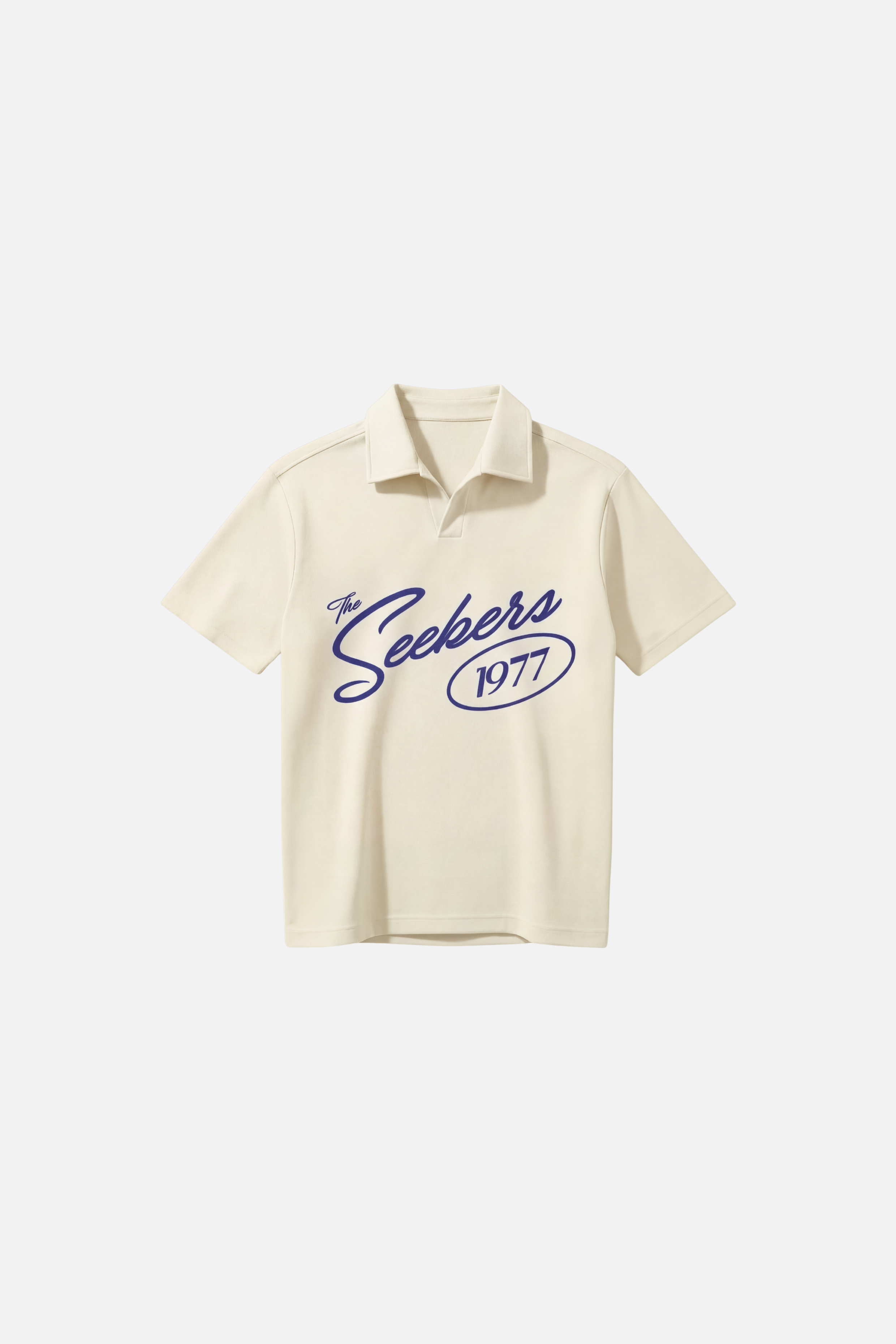 Seekers 1977 White Polo Tshirt
