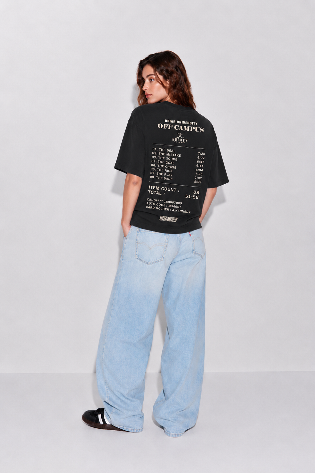 Off Campus Black Tshirt
