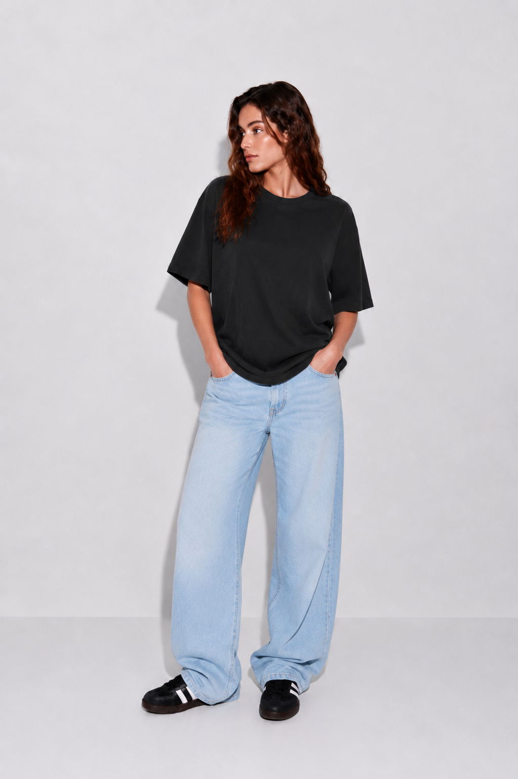 Off Campus Black Tshirt