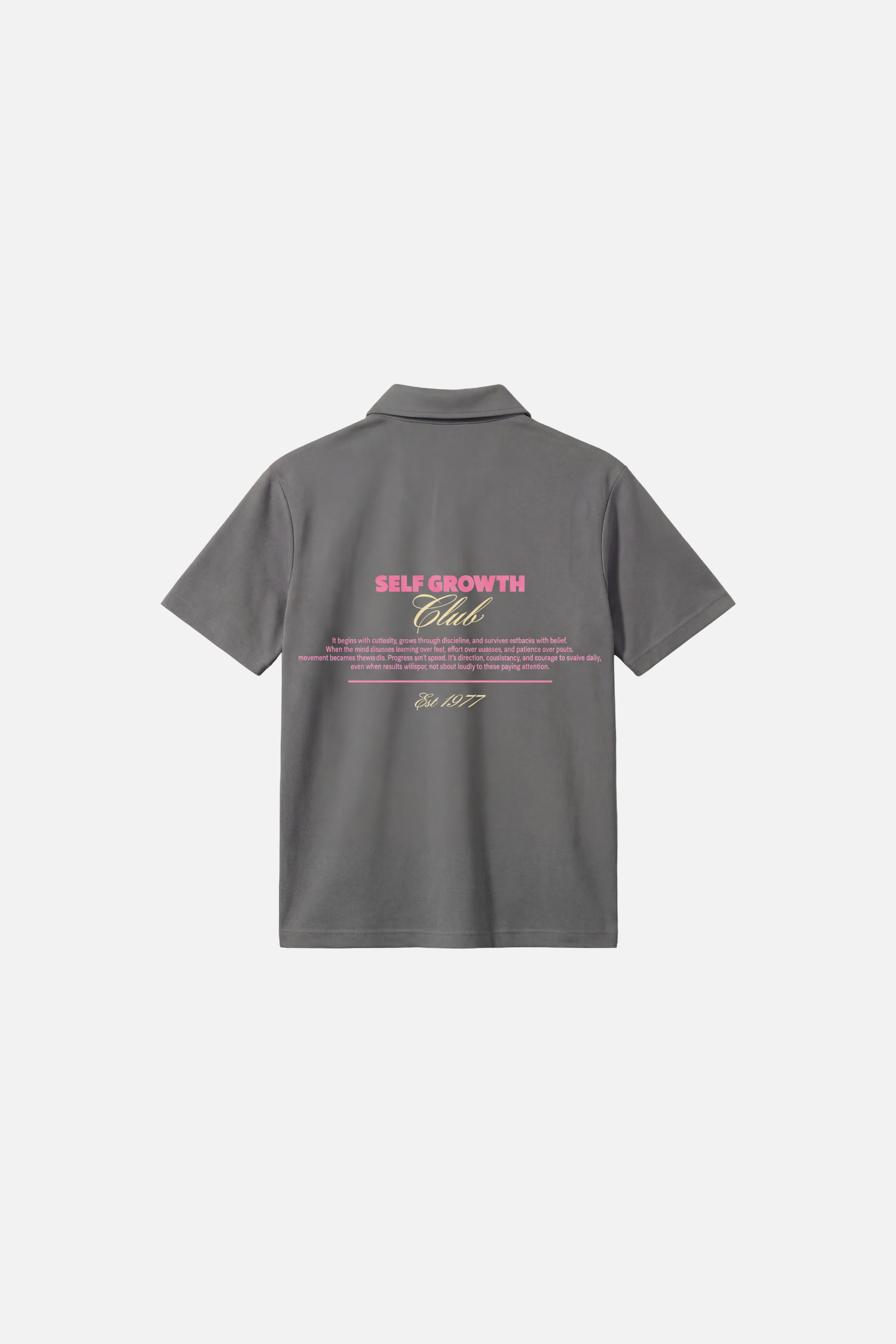 Progress Grey Polo Tshirt