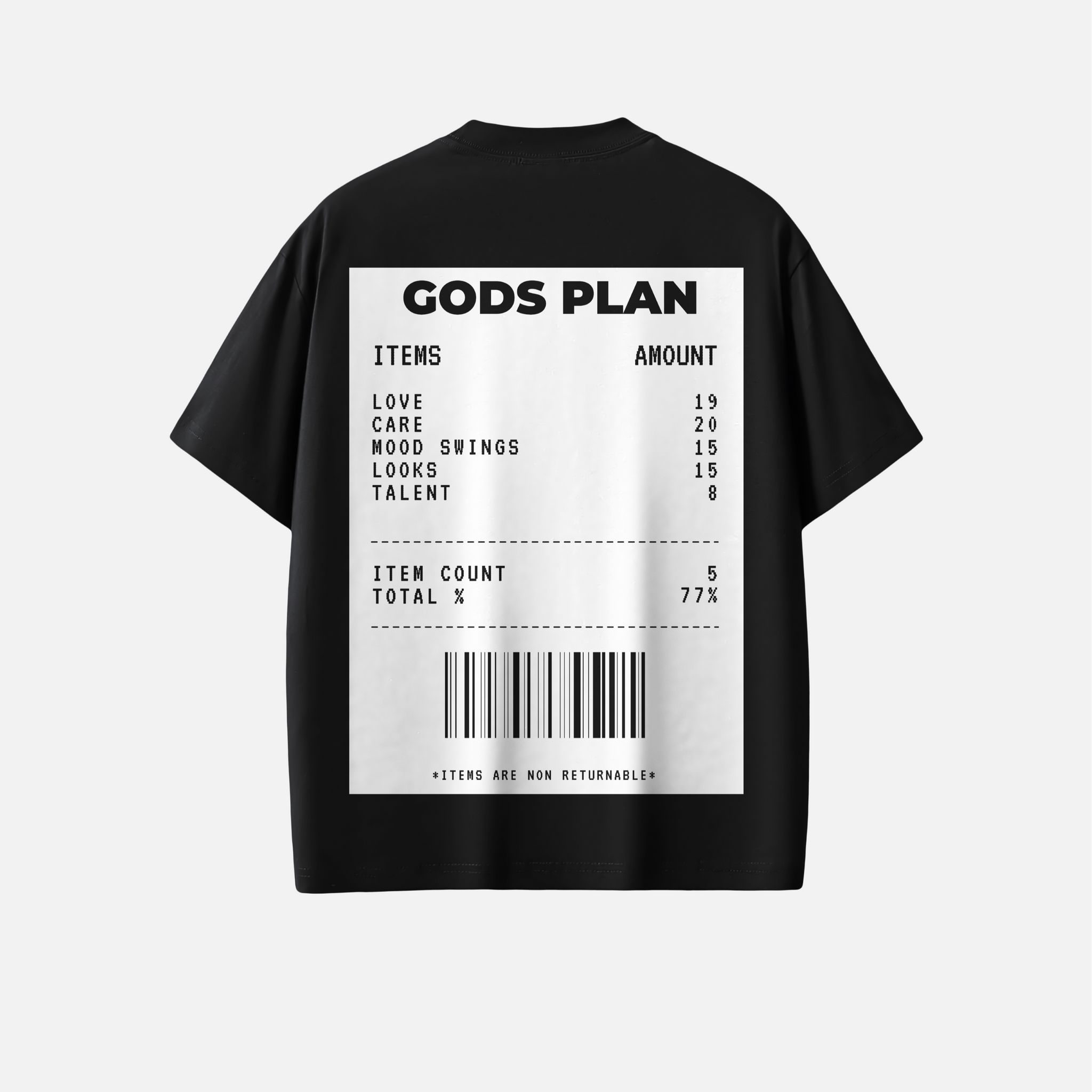 God's Plan Oversized Tshirt