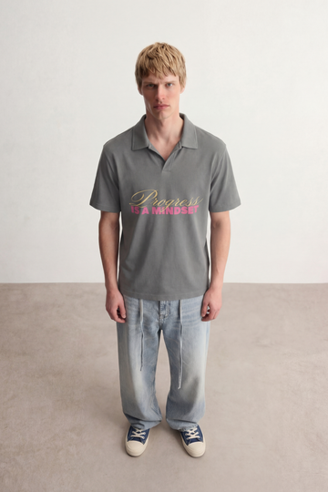 Progress Grey Polo Tshirt