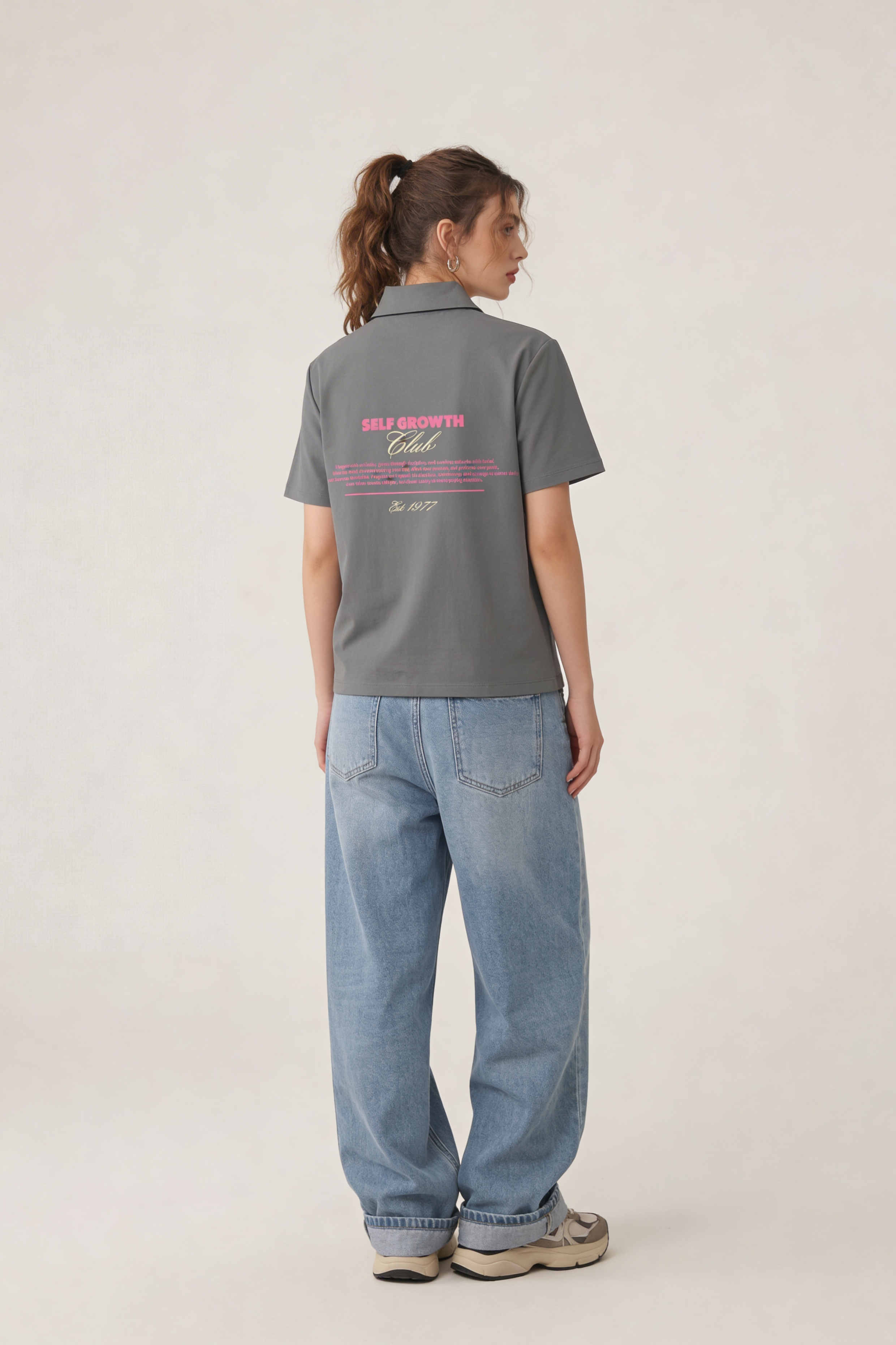 Progress Grey Polo Tshirt