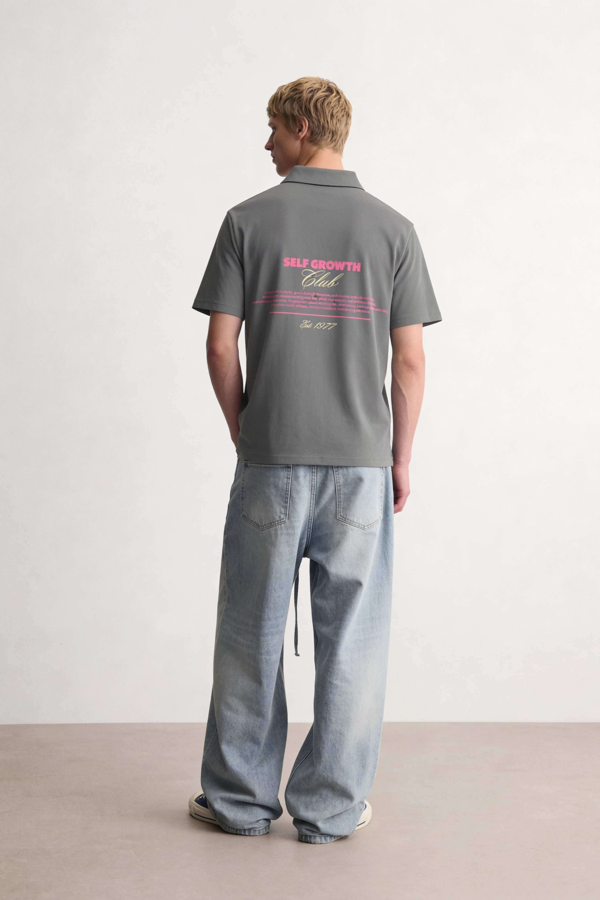 Progress Grey Polo Tshirt