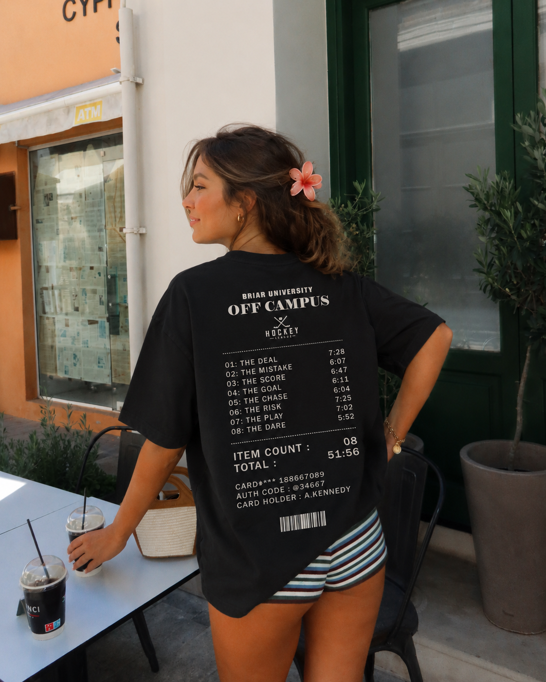 Off Campus Black Tshirt