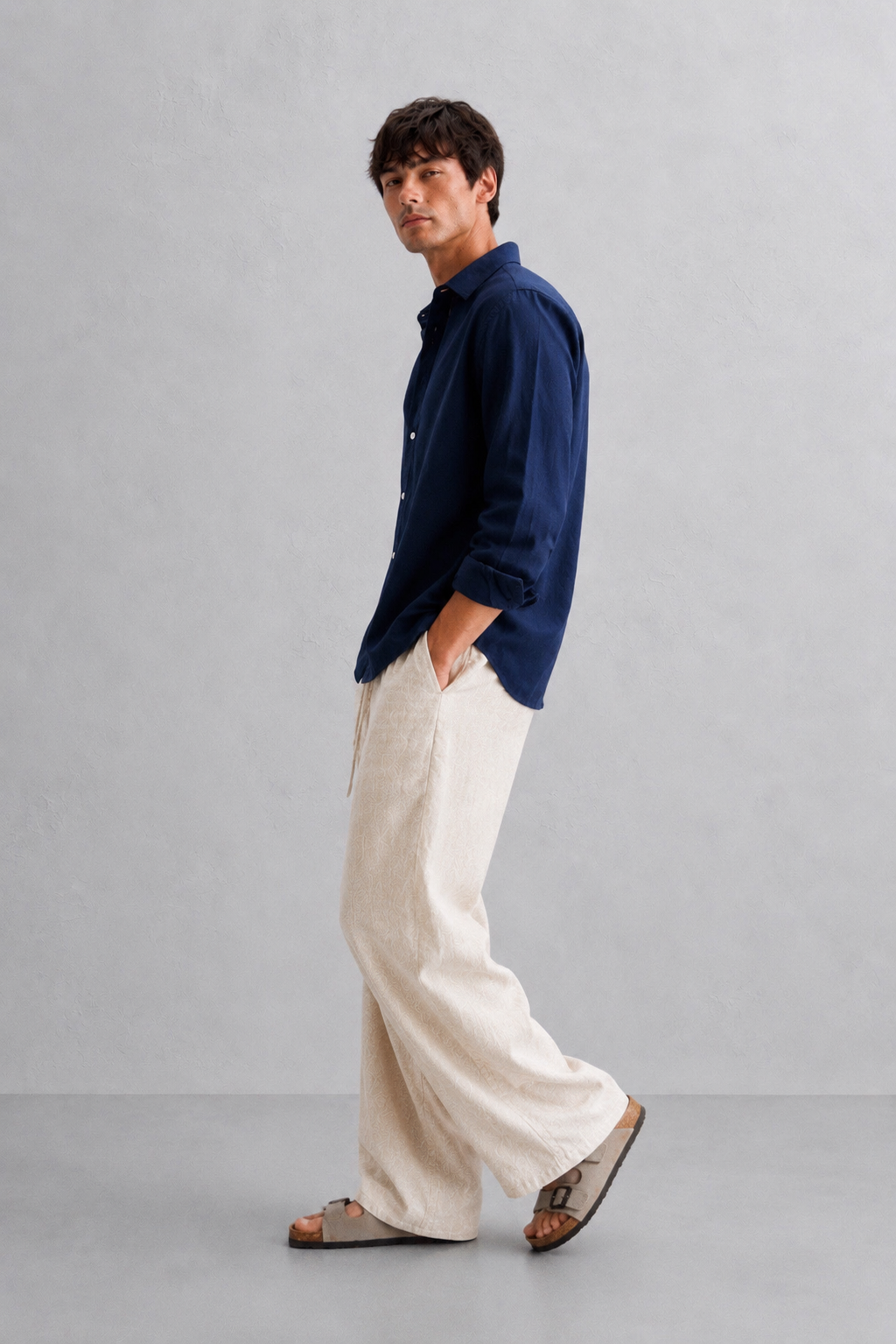 Blue Linen Shirt
