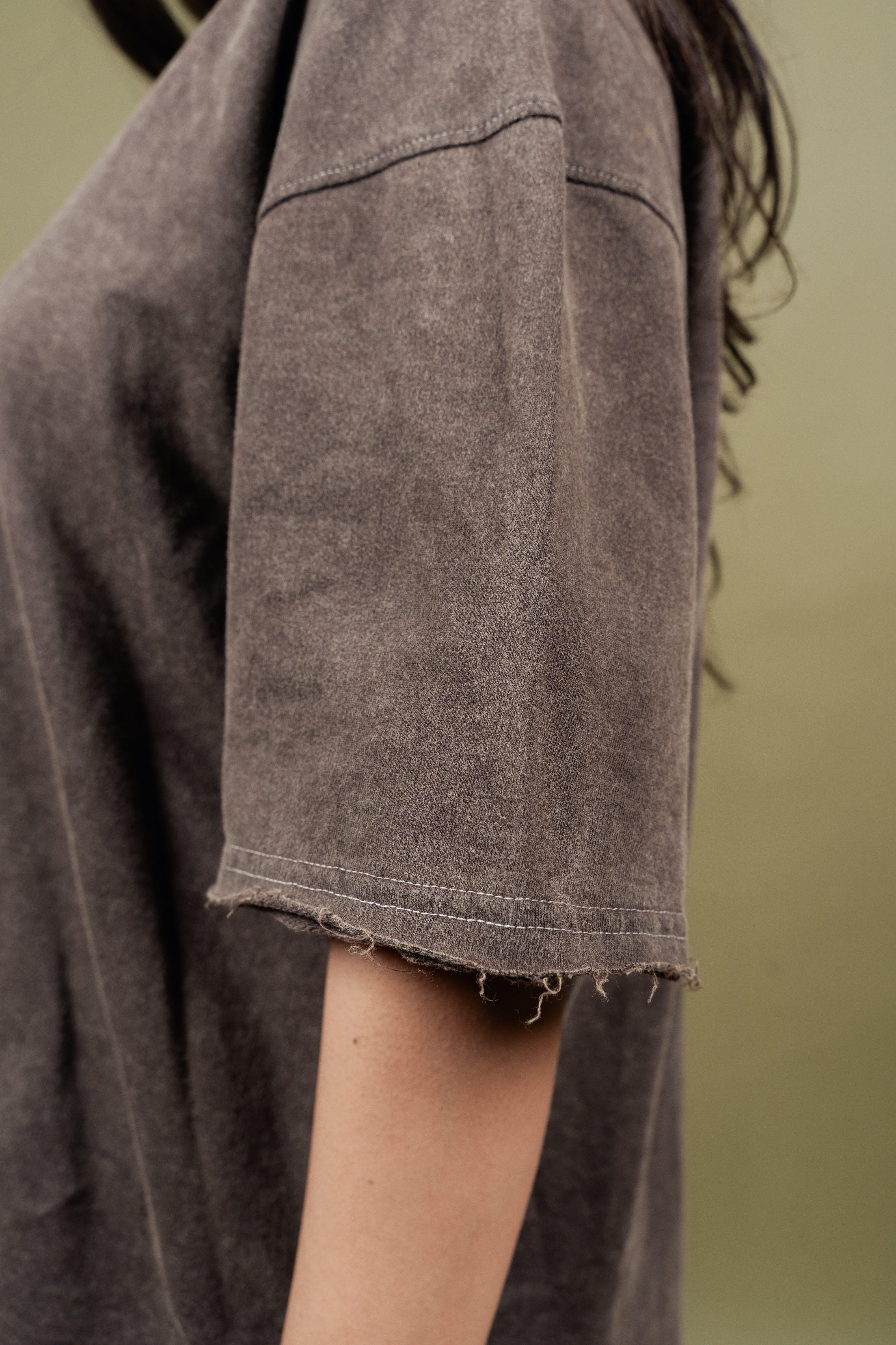 Rusted Brown Washed Tshirt