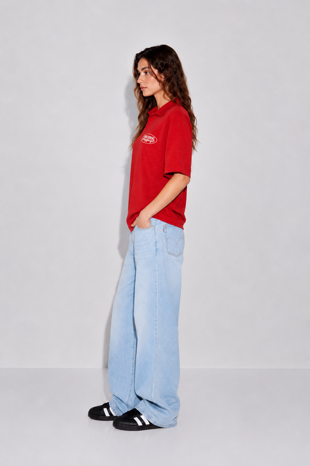 Emotional Swaggage Red Polo Tshirt