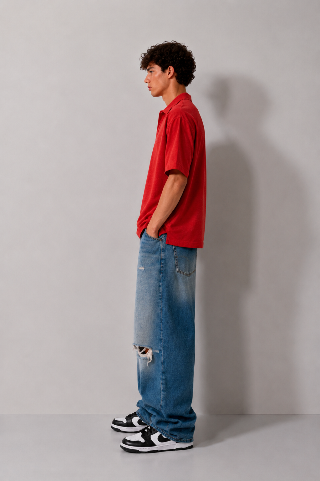 Emotional Swaggage Red Polo Tshirt