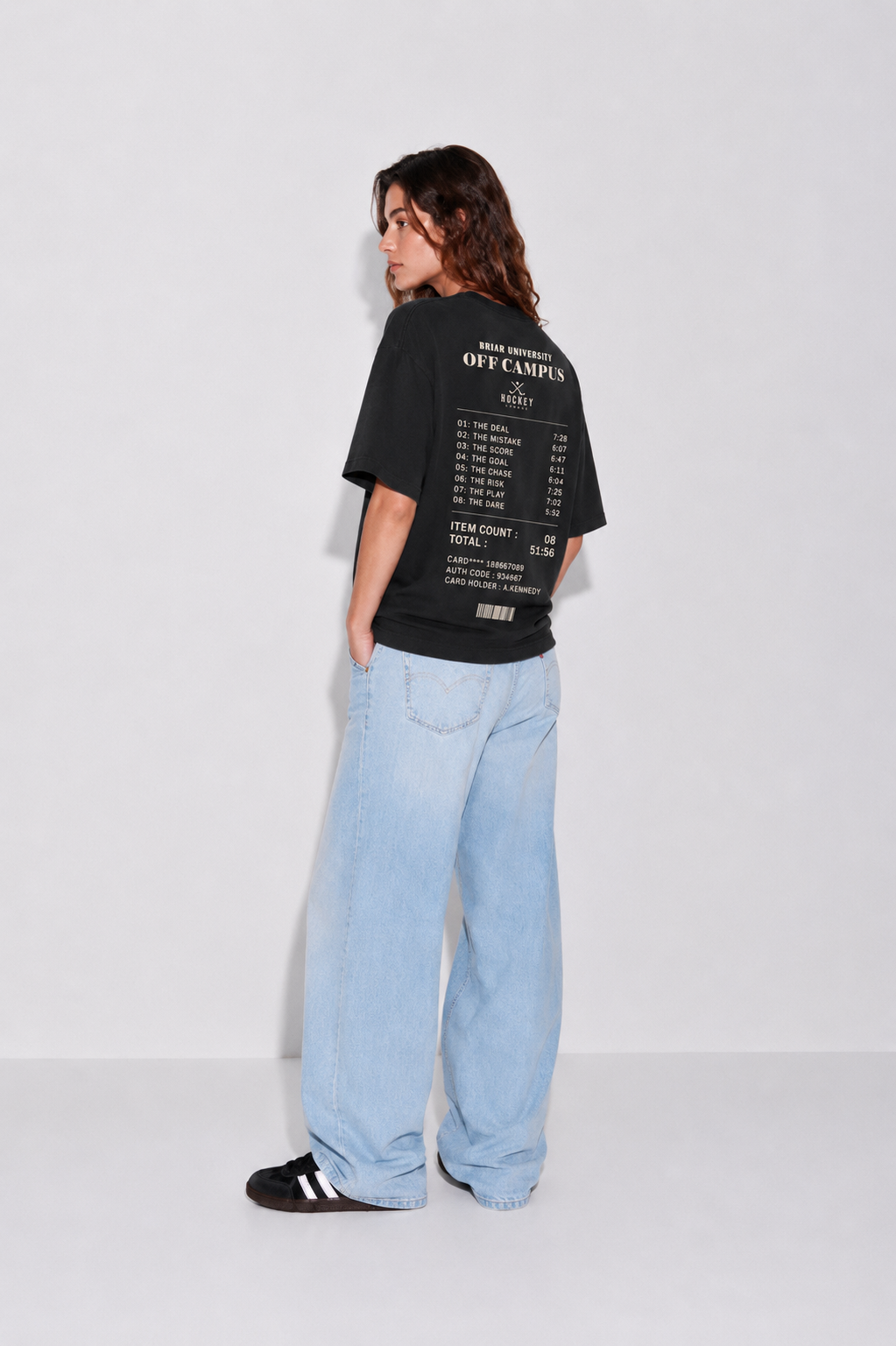 Off Campus Black Tshirt