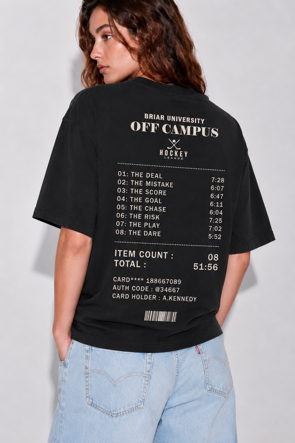 Off Campus Black Tshirt