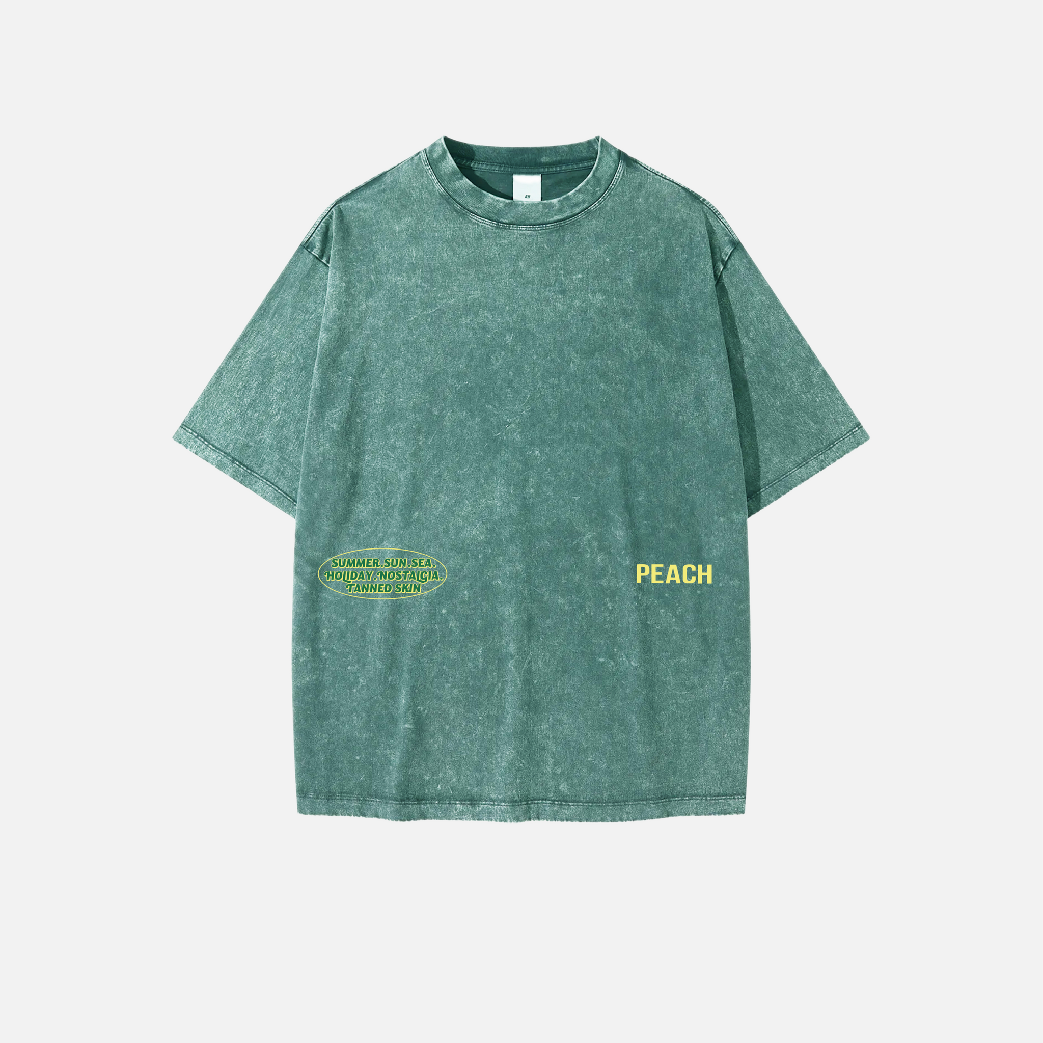 Olive Hue Washed Oversized Tshirt