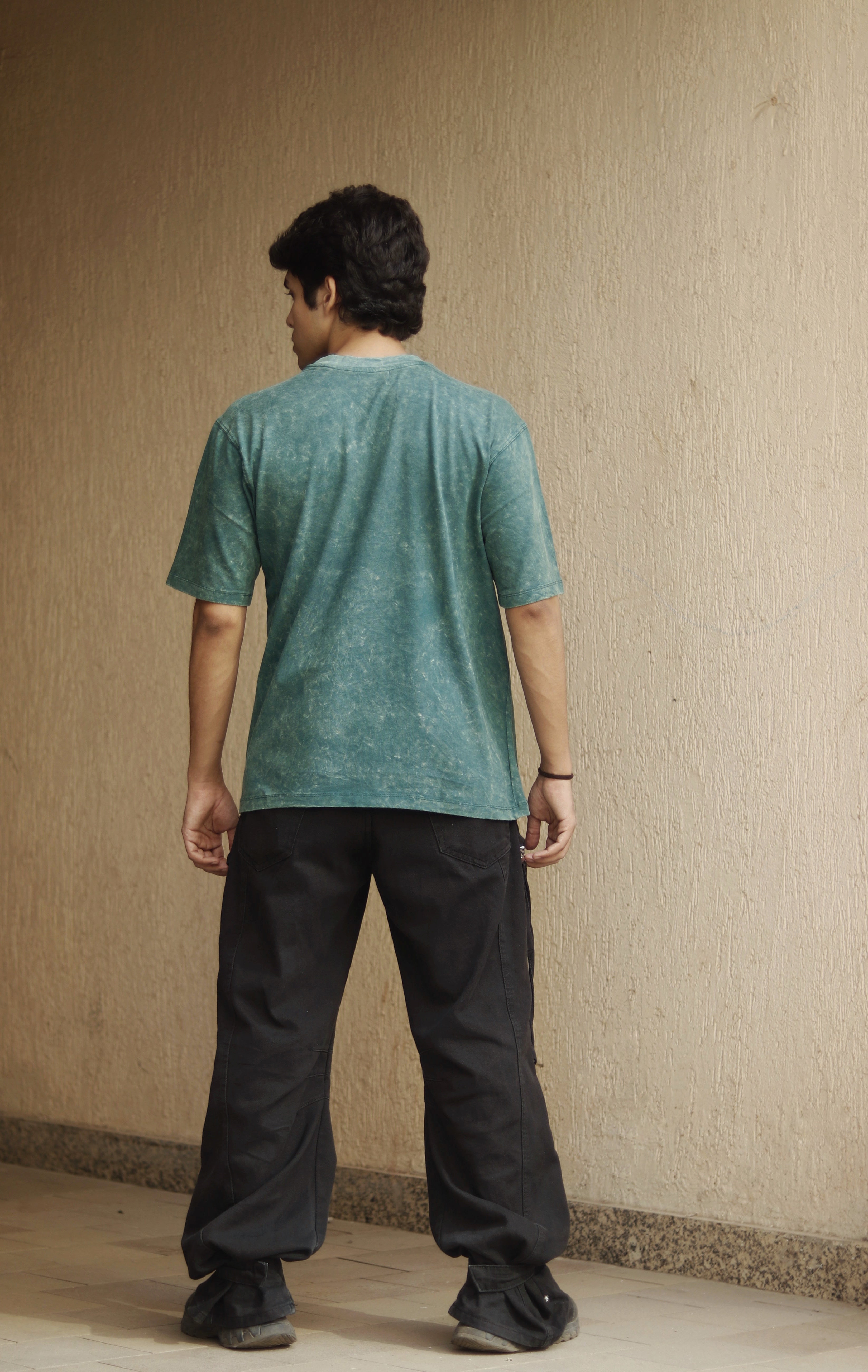 Olive Hue Washed Oversized Tshirt