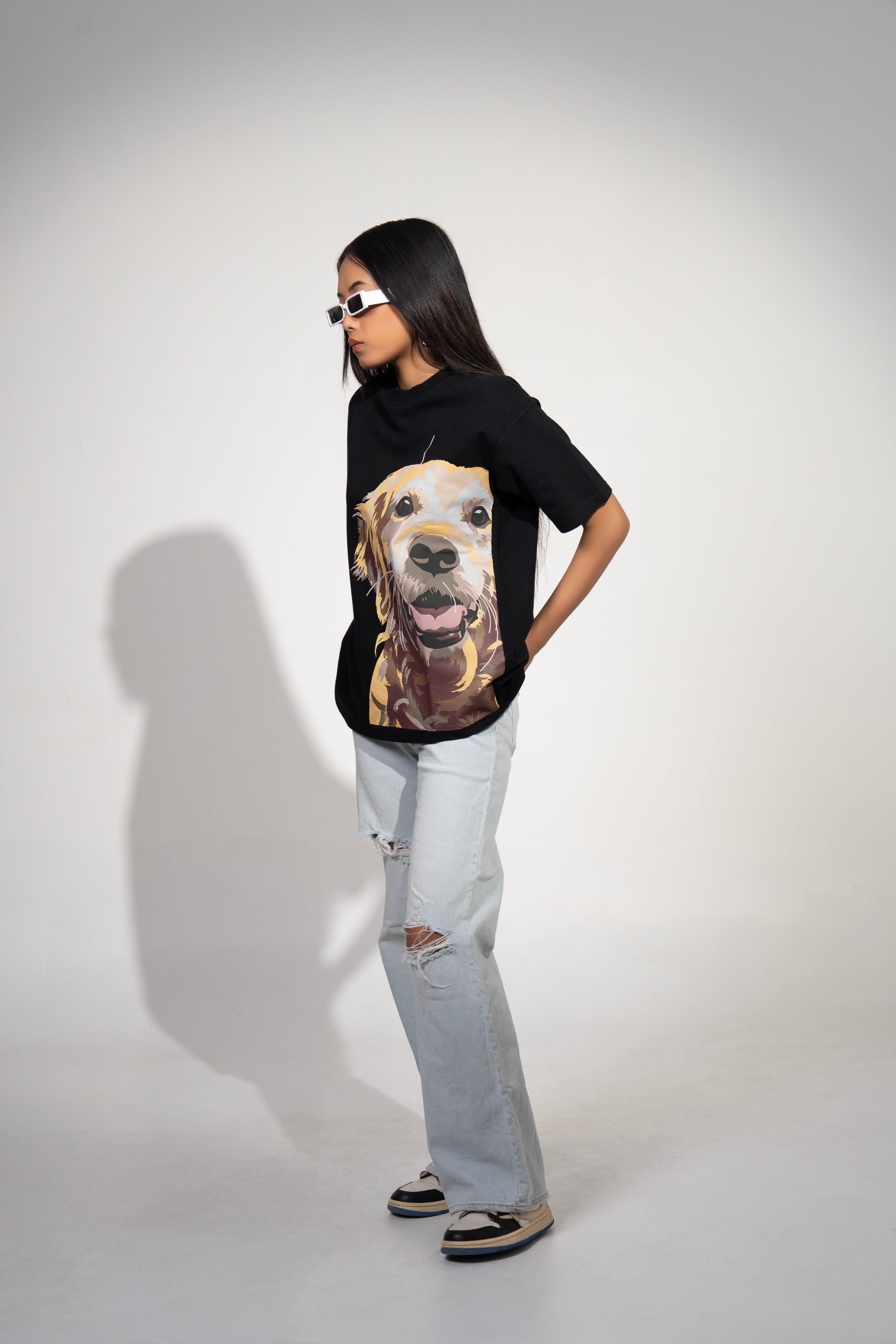 Golden Companion Oversized Tshirt