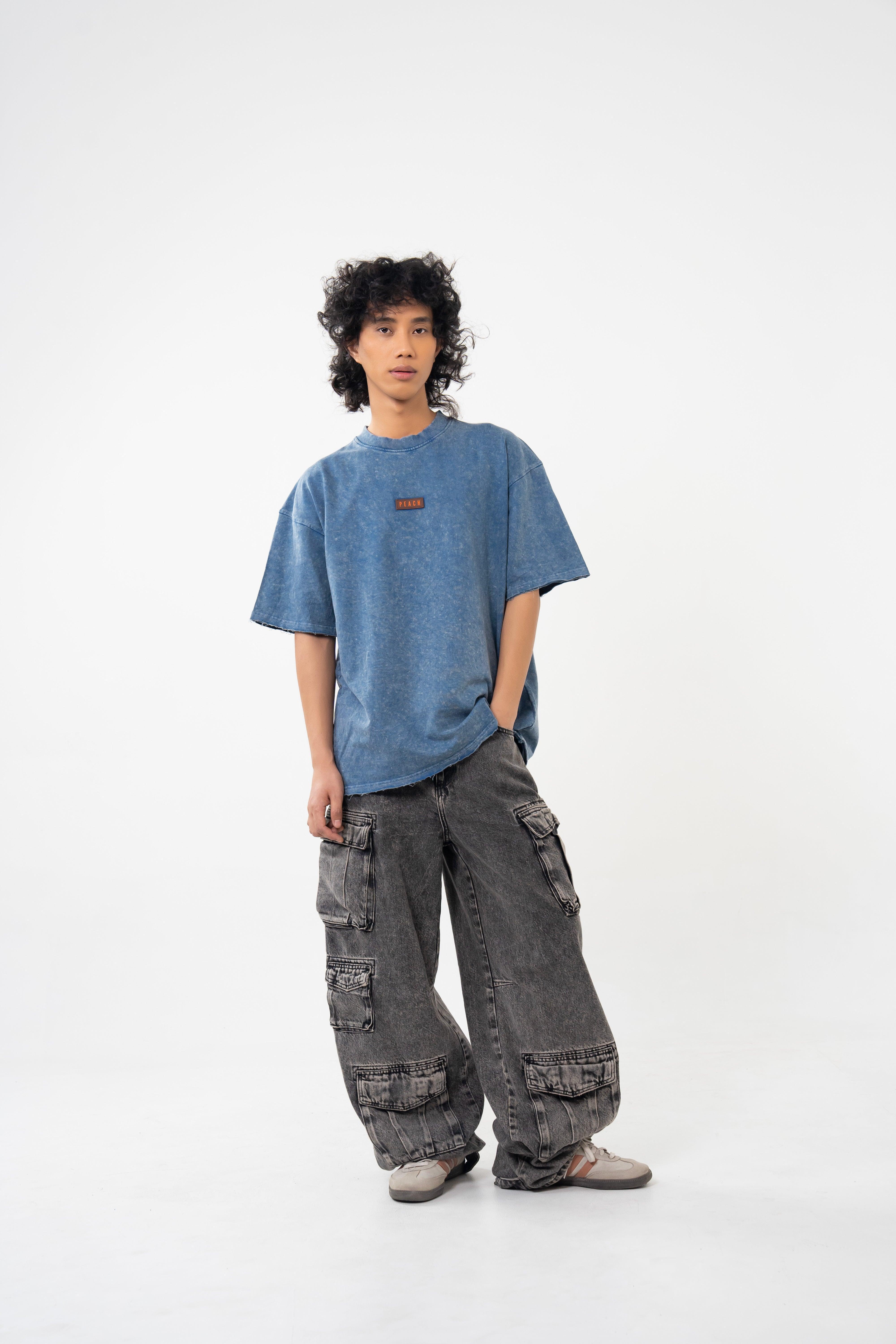 Faded Sky Washed Tshirt