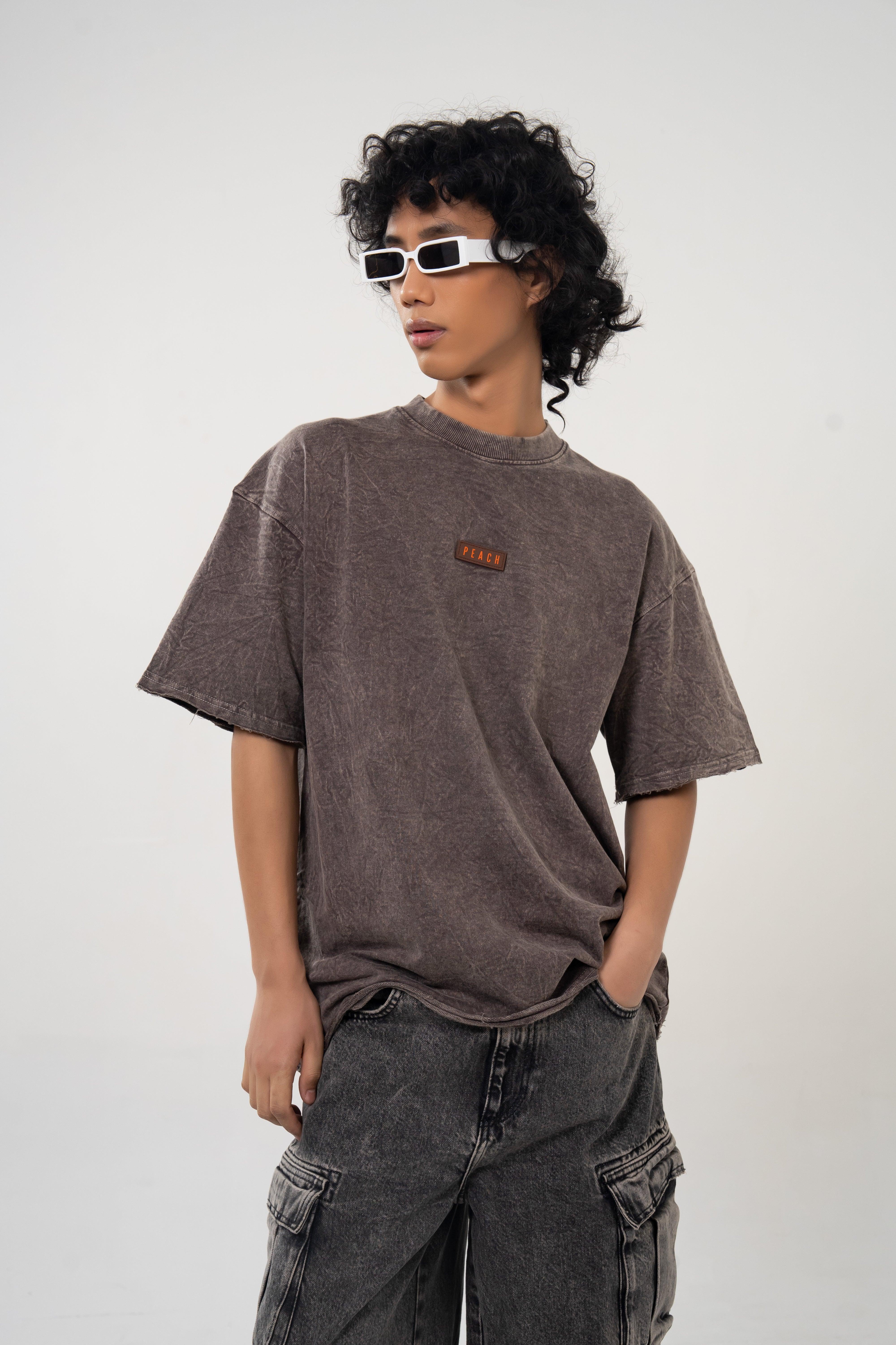Rusted Brown Washed Tshirt