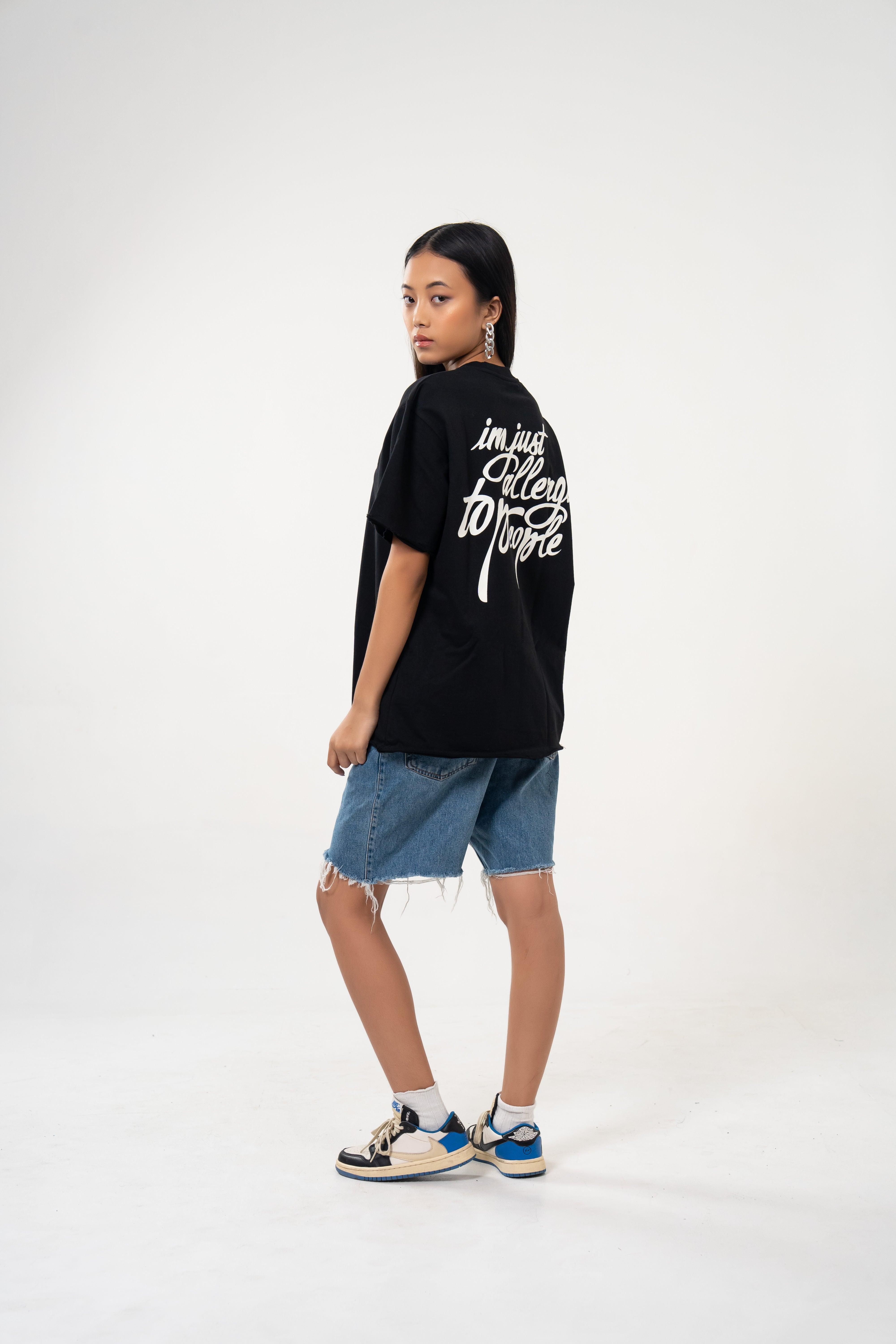 Iam Not Shy Oversized Tshirt