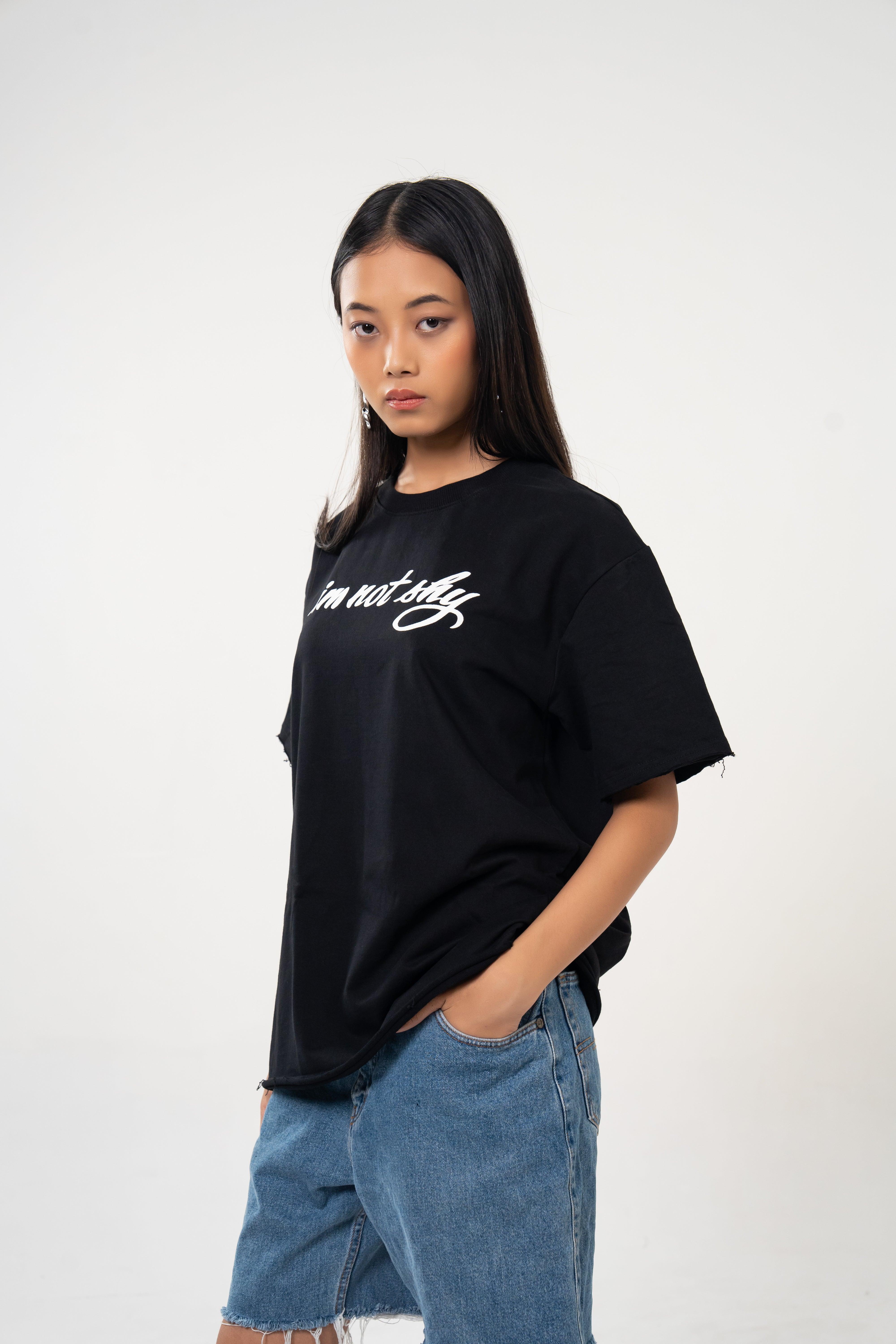 Iam Not Shy Oversized Tshirt
