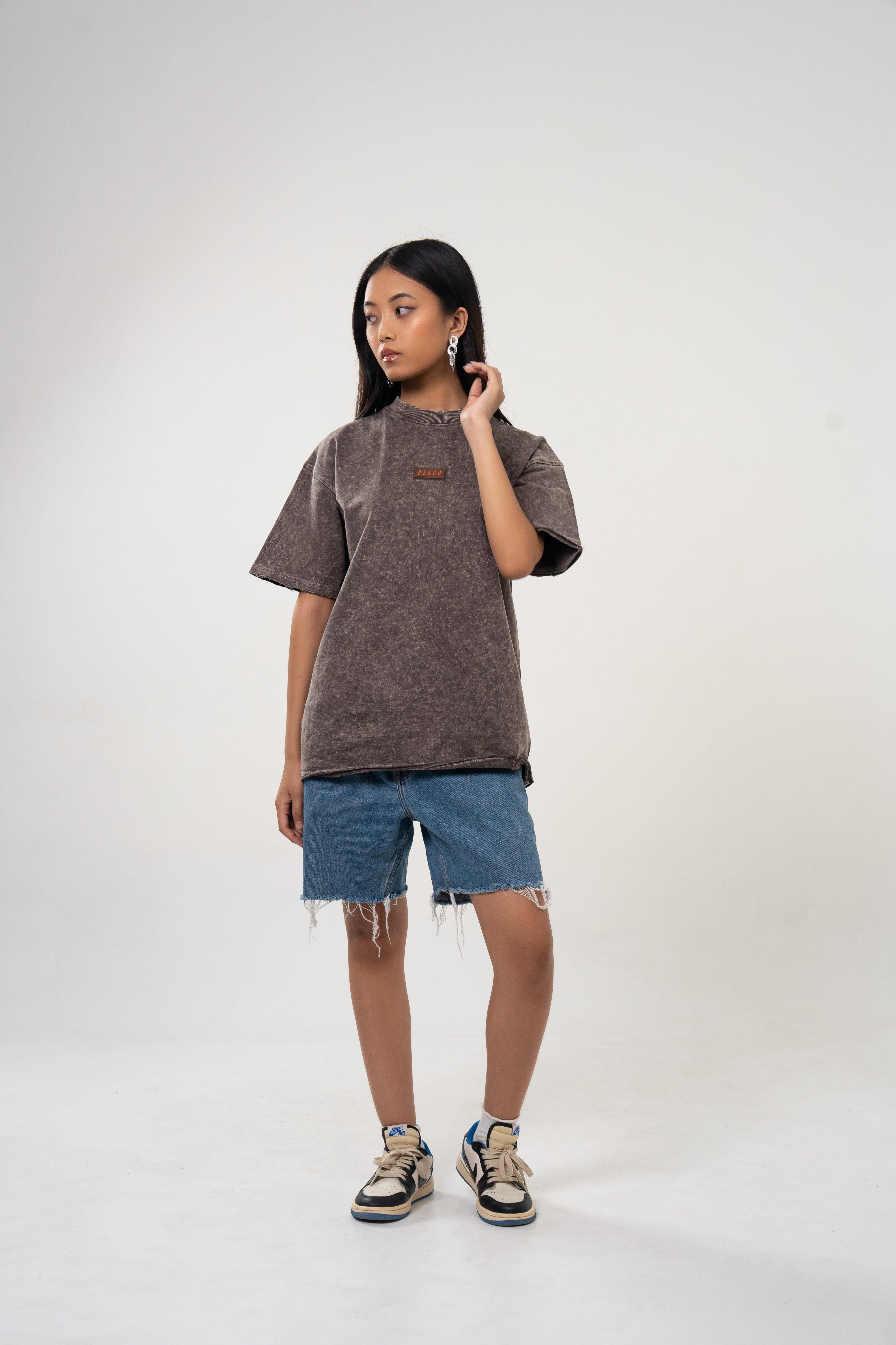 Rusted Brown Washed Tshirt