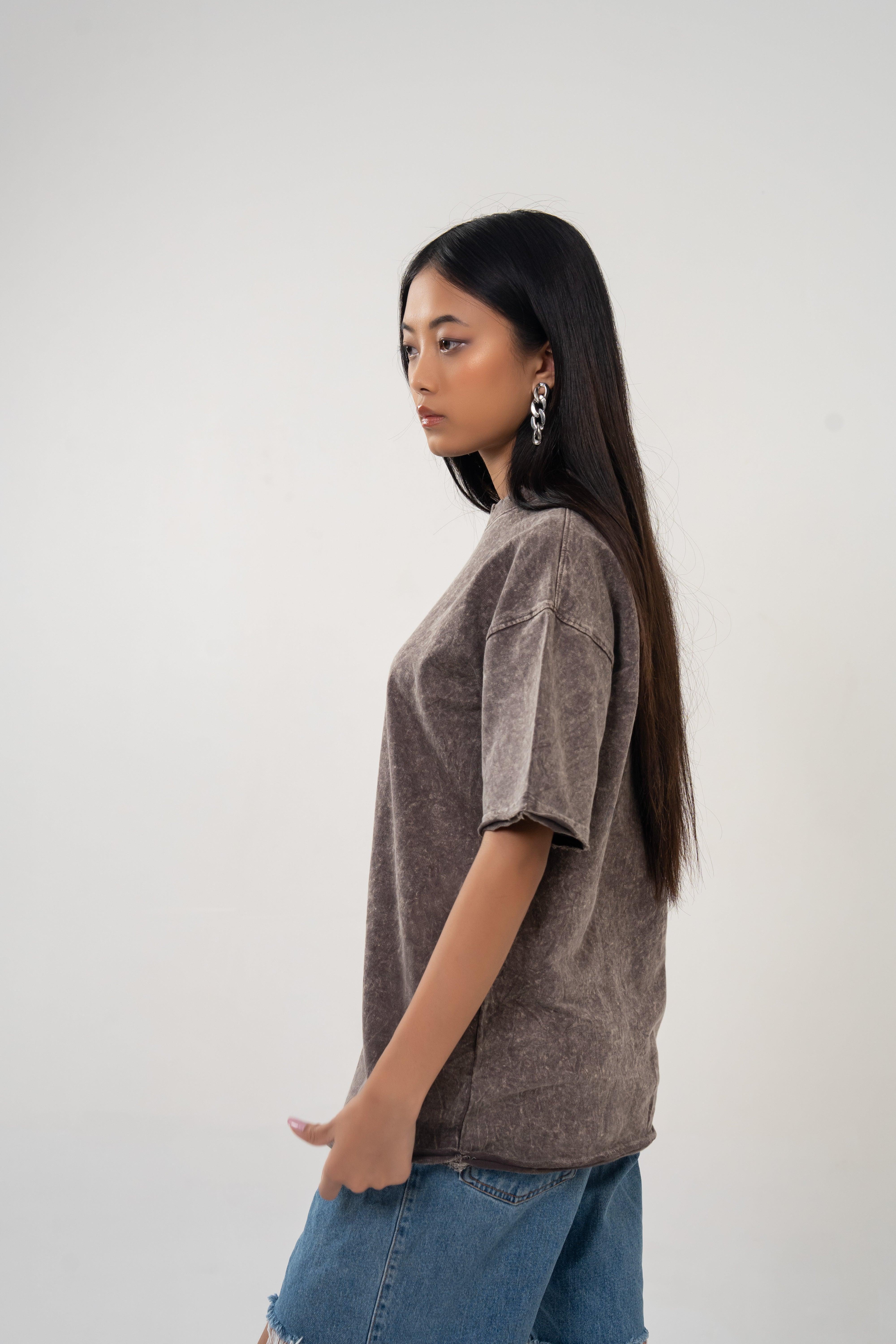 Rusted Brown Washed Tshirt